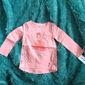 2 brand new 2T long sleeve Tees